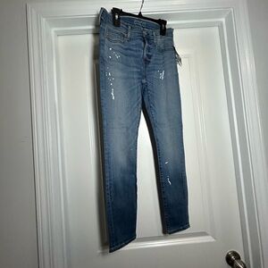 Etica (Brand carried by Anthropologie)Light Blue Distressed Denim Jeans-26"